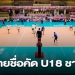 สมาคมลูกยาง-ประกาศชื่อ-36-นักตบชาย-ร่วมคัด-u18